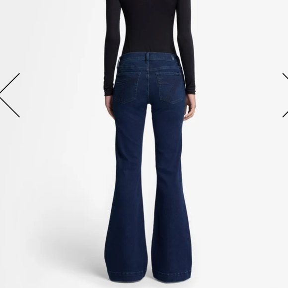 7 for all mankind Dojo Jean In Blue Black Santiago